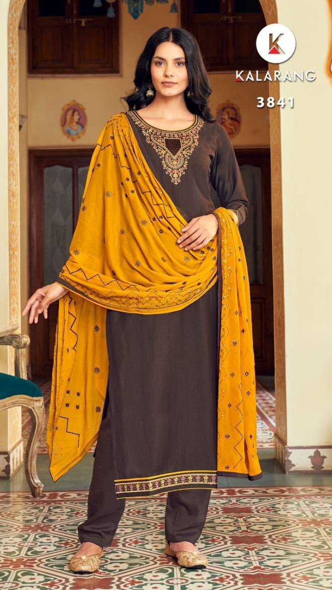Kalarang Neer Heavy Silk New Exclusive Wear Designer Dress Material  Collection